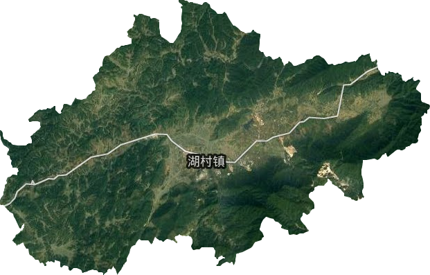 湖村镇卫星图