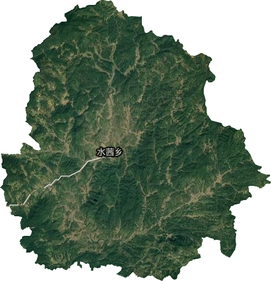 水茜乡卫星图