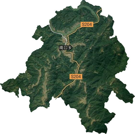 南口乡卫星图