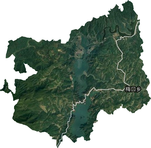 梅口乡卫星图