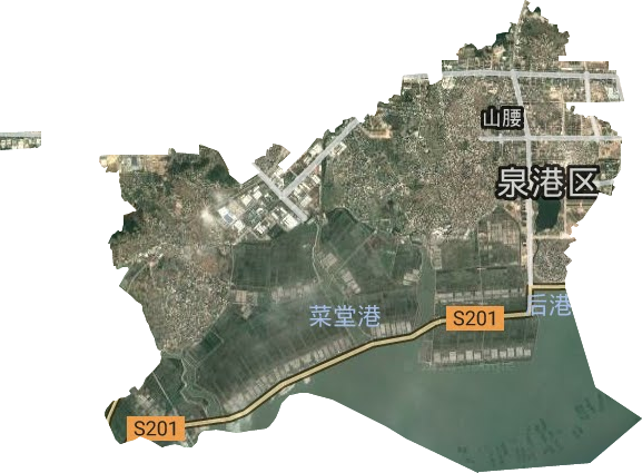 山腰街道卫星图