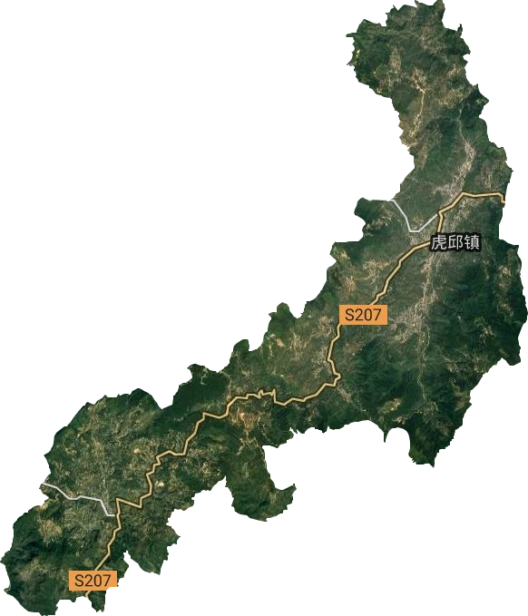 虎邱镇卫星图