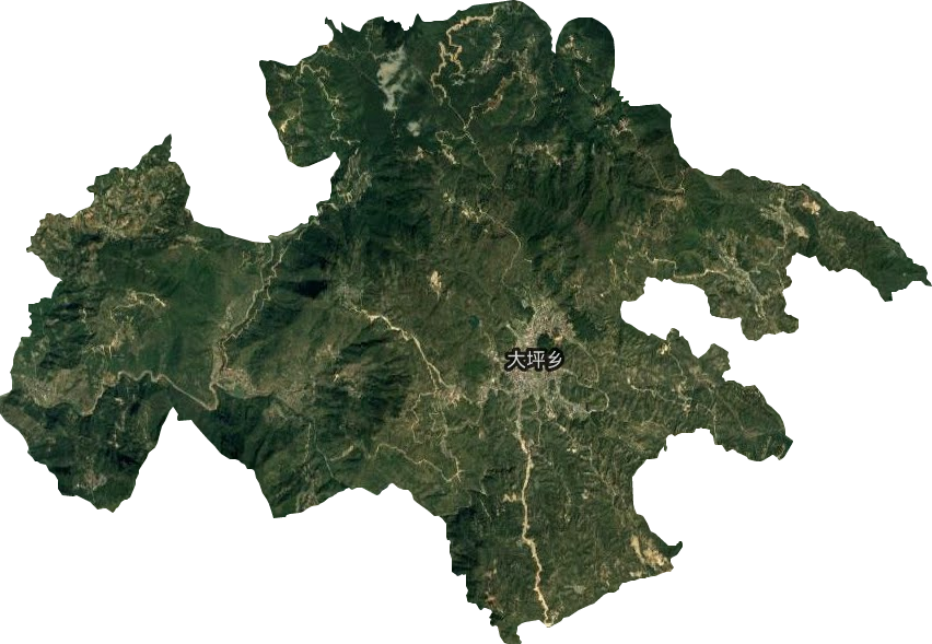 大坪乡卫星图