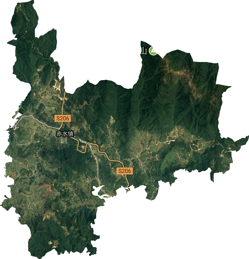 赤水镇卫星图