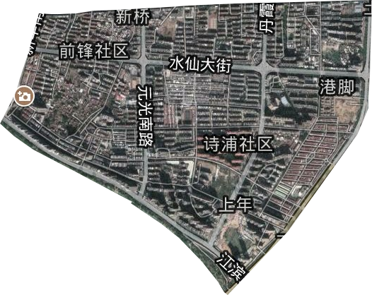 新桥街道卫星图