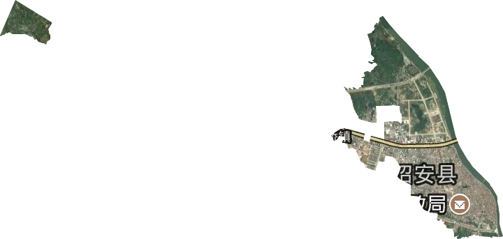 南诏镇卫星图