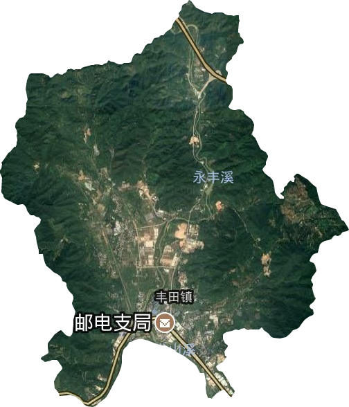 丰田镇卫星图