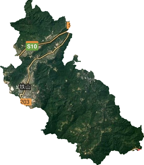 铁山街道卫星图