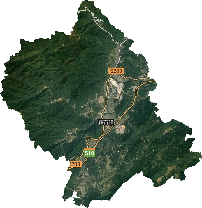 雁石镇卫星图