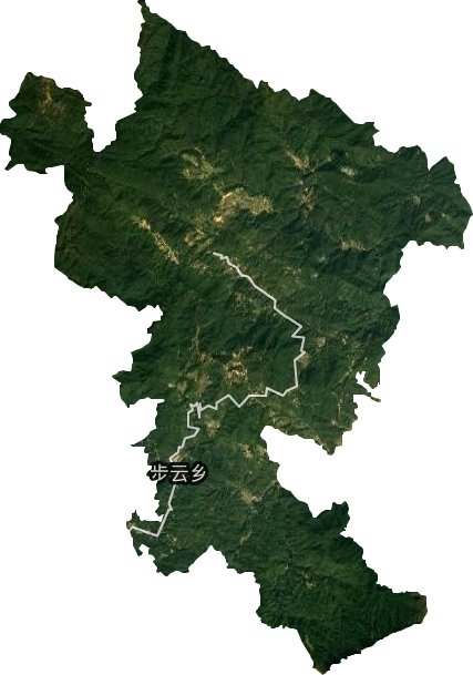 步云乡卫星图