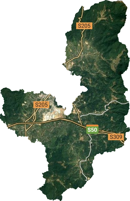 城厢镇卫星图