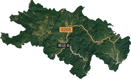 湘店乡卫星图