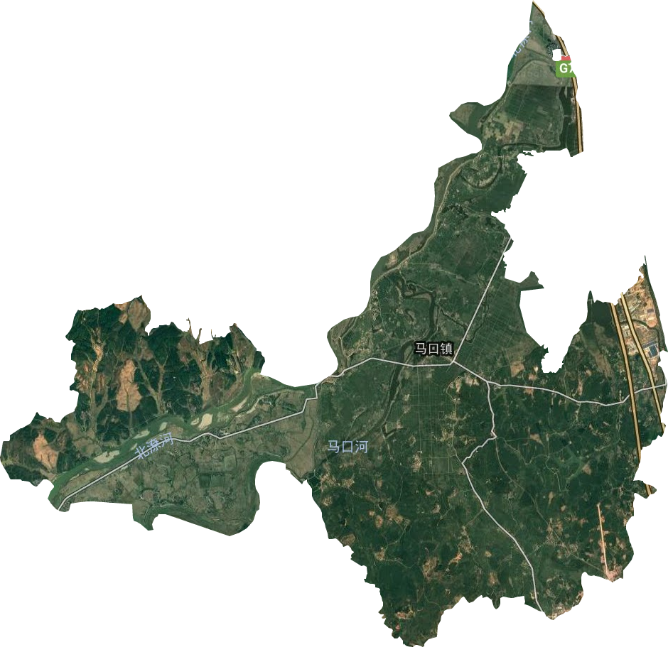 马口镇卫星图