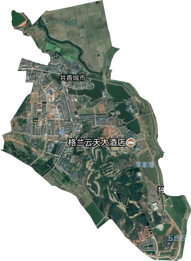 茶山街道卫星图