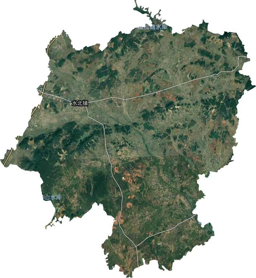 水北镇卫星图
