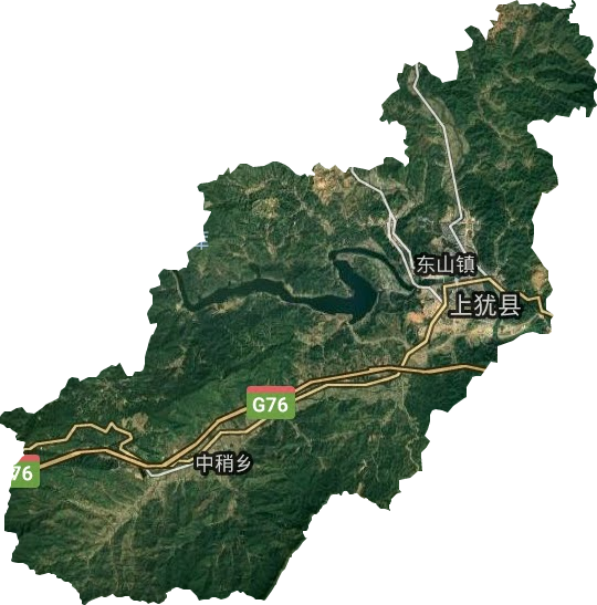 东山镇卫星图