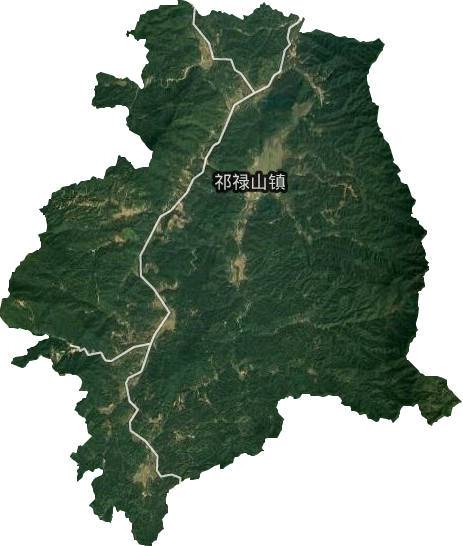 祁禄山镇卫星图