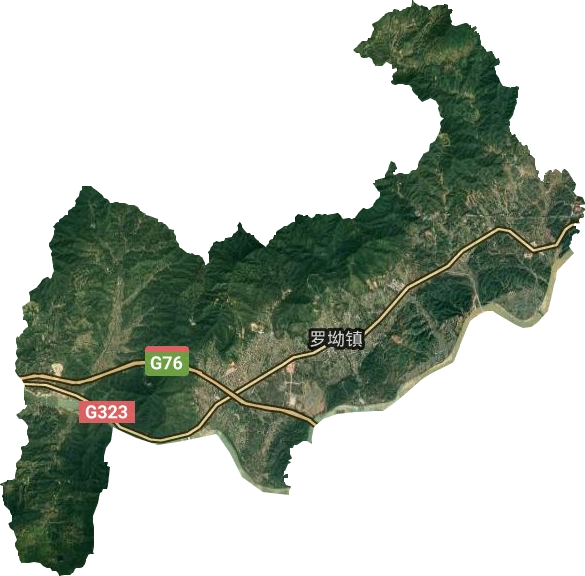 罗坳镇卫星图