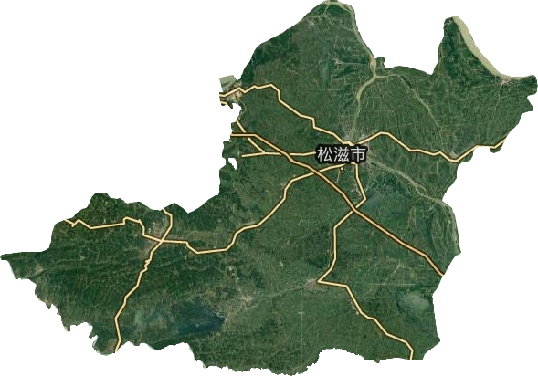 松滋市卫星图