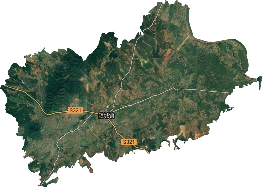 隍城镇卫星图