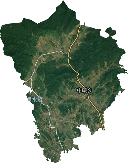 中畈乡卫星图