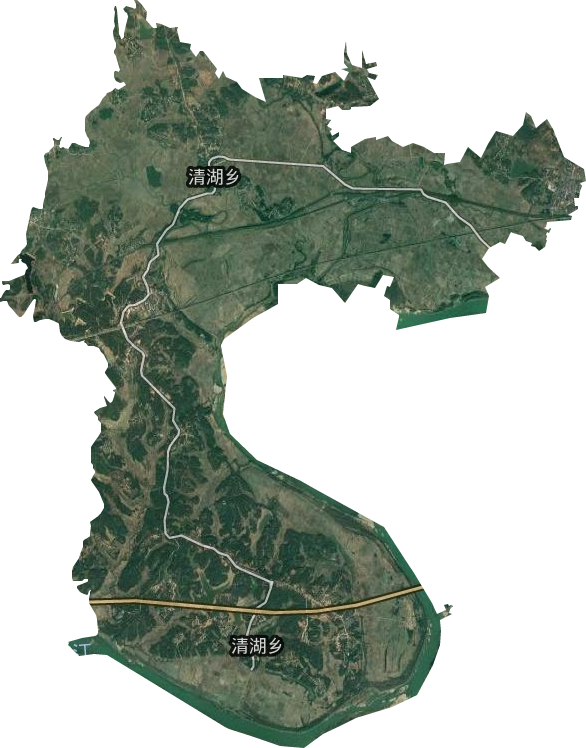 清湖乡卫星图