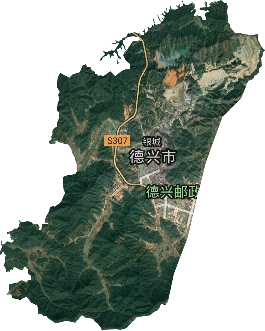 银城街道卫星图
