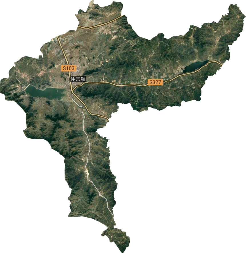 仲宫镇卫星图