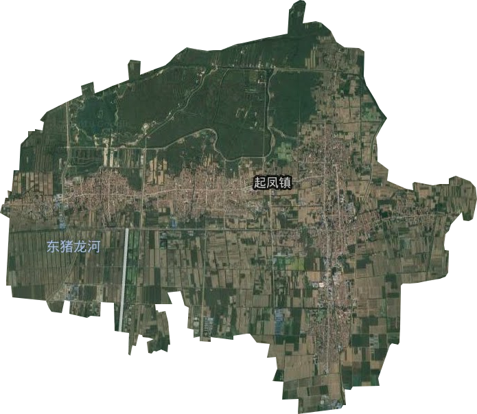 起凤镇卫星图