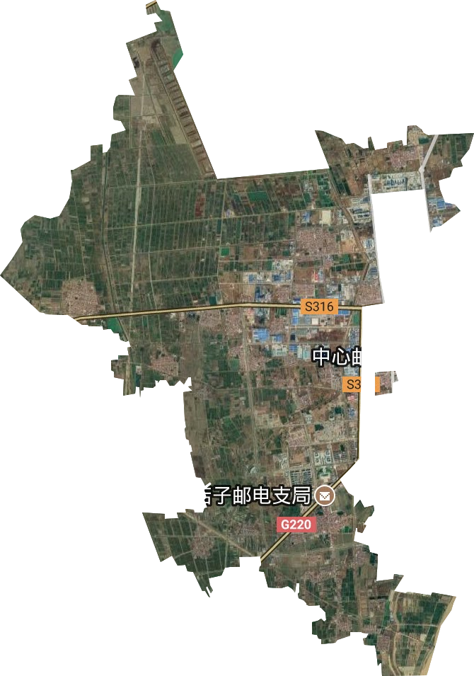 凤凰城街道卫星图
