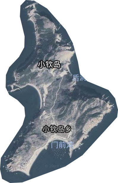 小钦岛乡卫星图