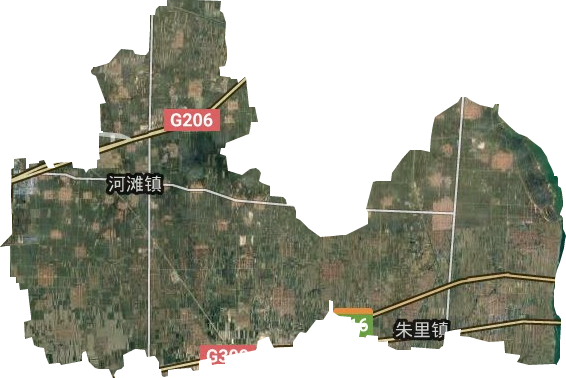 朱里街道卫星图