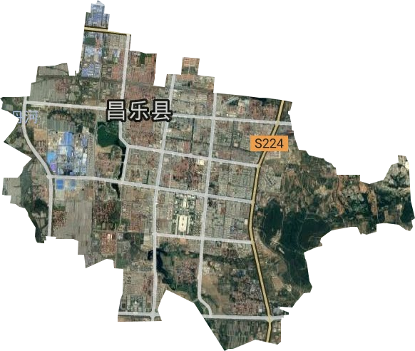 城关街道卫星图