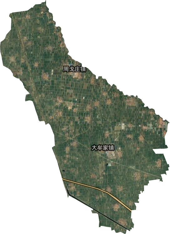 大牟家镇卫星图