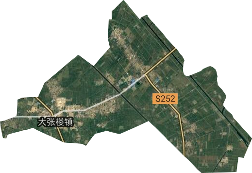 大张楼镇卫星图