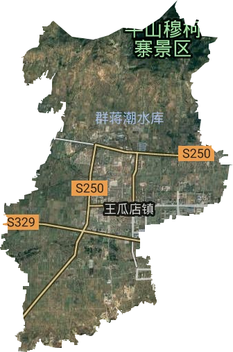 王瓜店街道卫星图