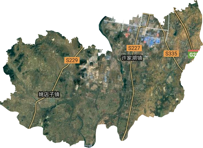 许家湖镇卫星图