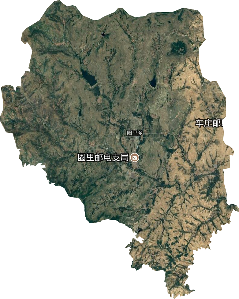 圈里乡卫星图