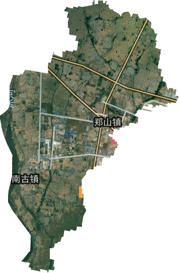 郑山街道卫星图
