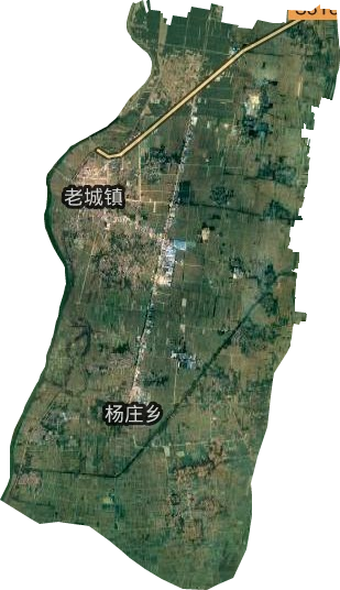 老城镇卫星图