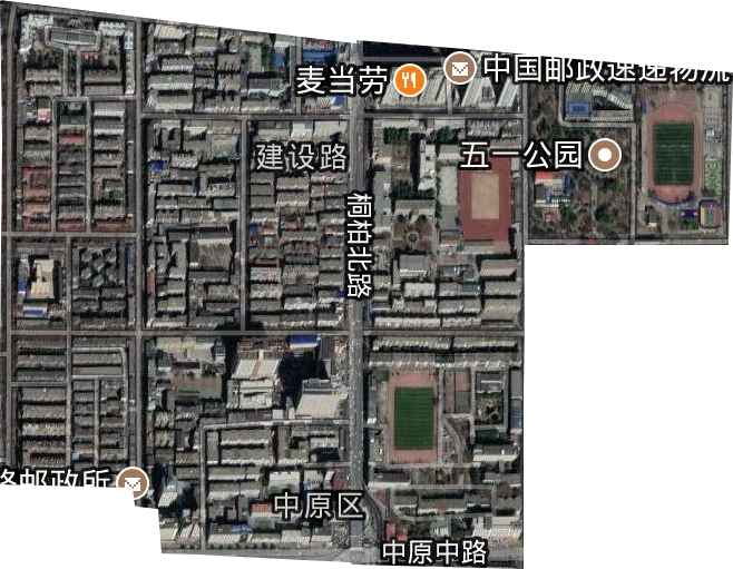 建设路街道卫星图