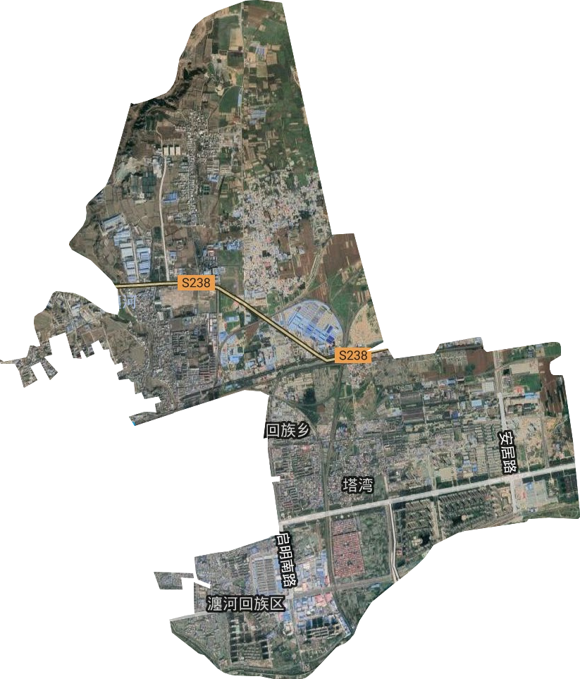 瀍河回族乡卫星图
