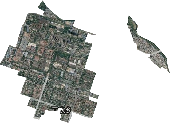 长安路街道卫星图