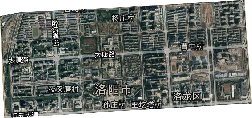开元路街道卫星图