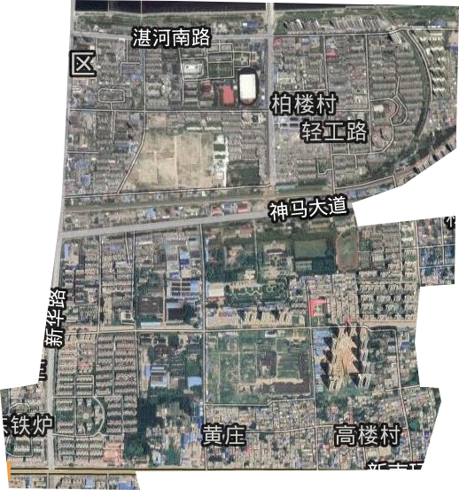 轻工路街道卫星图