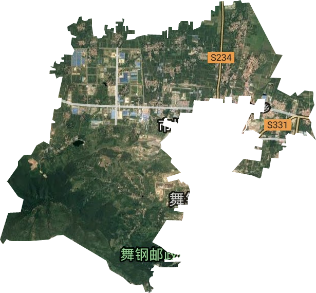 铁山乡卫星图