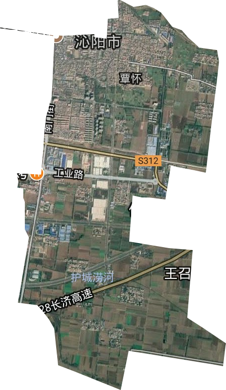 覃怀街道卫星图