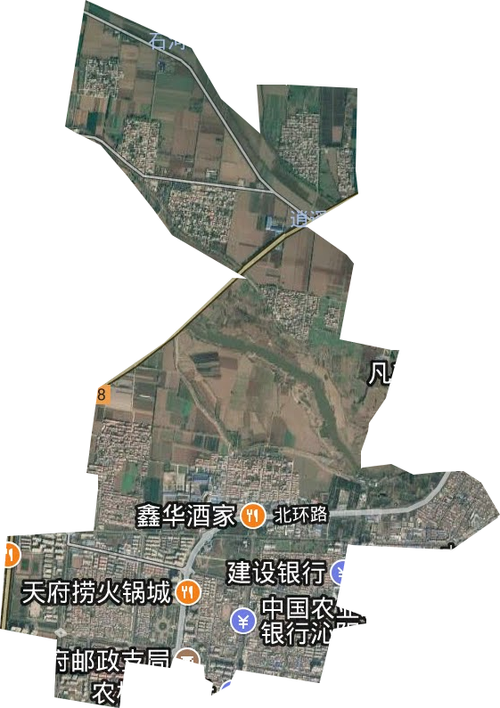 太行街道卫星图