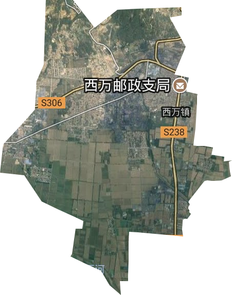西万镇卫星图
