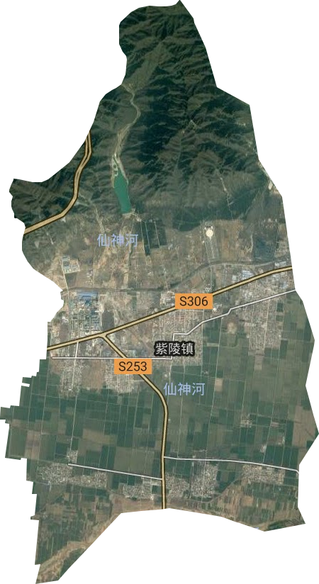 紫陵镇卫星图